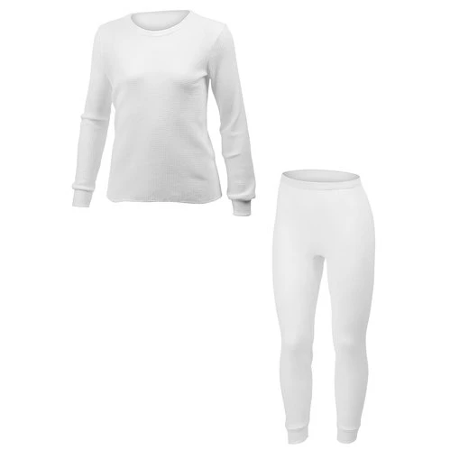 Brand new 👏 Indera Mills 👧 Girls' 2-Piece Baselayer Set White ✔️ 3 Brand new 👏 Indera Mills 👧 Girls' 2-Piece Baselayer Set White ✔️