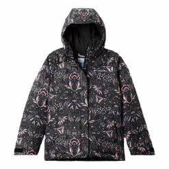 Hot Sale ๐ฏ Columbia ๐ง Girls' Horizon Ride Snow Jacket Black Floral ๐คฉ