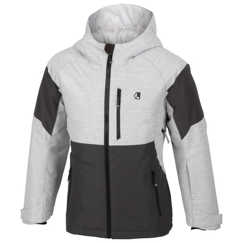 Budget π Liquid Blanca - π§ Girls' Snowboard Jacket With Hoodie Light Gray Combo β¨ 3 Budget π Liquid Blanca - π§ Girls' Snowboard Jacket With Hoodie Light Gray Combo β¨