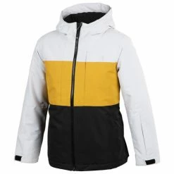 Best Pirce 🎉 Liquid Boys' Maverick Waterproof Insulated Snow Jacket Off-White Combo 🥰