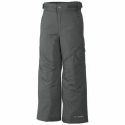 Best deal 👍 Columbia Boys' Ice Slope II Waterproof Snow Pants Gray 🔔