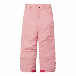 Outlet 🎁 Columbia 👧 Girls' Starchaser II Waterproof Snow Pants Pink 👏