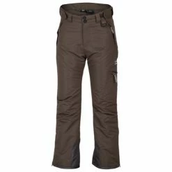 Discount 🧨 SWISS ALPS Youth's Taslon Snow Pants Brown ⌛