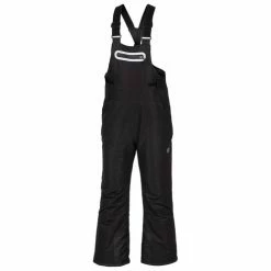 Coupon 😍 SWISS ALPS Youth' Snow Dobby Bib Pants Black 🎁