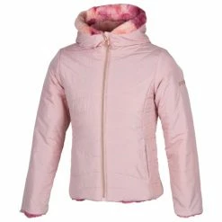 Buy 🔔 Pacific Trail 👧 Girls' Quilted Reversible Jacket With Hood Pink 🎁