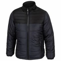 Deals 🔥 Pacific Trail Boys' Color Block Puffer Reversible Jacket Gray Combo ✨