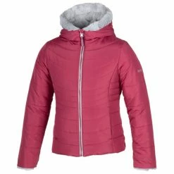 Coupon ✨ Pacific Trail 👧 Girls' Quilted Reversible Jacket Pink/Gray ✔️