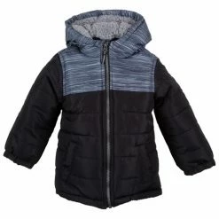 Buy ✨ Arctic Quest Boys' Jacket And Bib Set - 2-Piece Black Combo 🌟