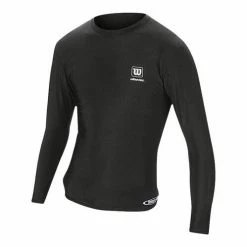 Best deal ⌛ Wilson Men's Long-Sleeve Compression 👕 Shirt Black 💯