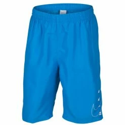Wholesale 🔔 Nike Boys' Swoosh Swim Volley Shorts Blue 🧨