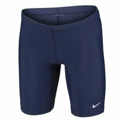 Best Pirce 😀 Nike Boys' Solid Swim Jammer Navy Blue 🤩