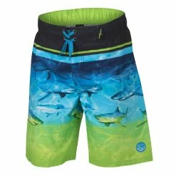 Best reviews of 😍 Zero Xposure Boys' Frenzy Stripe Boardshorts Blue/Green 🥰