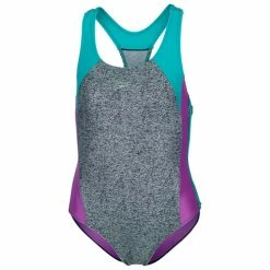 Best reviews of 👍 Speedo 👧 Girls' Infinity Splice One-Piece 🩱 Swimsuit Heather Combo 👏
