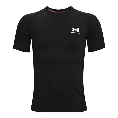 Brand new β€οΈ Under Armour Boys' HeatGear Short-Sleeve Tee Black π 3 Brand new β€οΈ Under Armour Boys' HeatGear Short-Sleeve Tee Black π