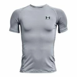 Best reviews of 😉 Under Armour Boys' HeatGear Short-Sleeve Tee Gray/Black 🛒
