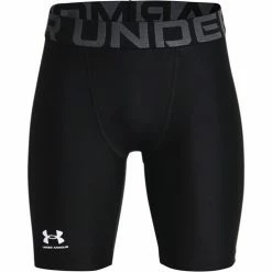 Promo 👏 Under Armour Boys' HeatGear Shorts Black 🔥