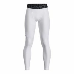 Wholesale 🛒 Under Armour Boys' HeatGear Leggings White ⭐