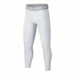 Deals 😍 Nike Boys' Pro 3/4 Training Tights White 💯