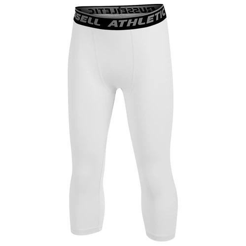 New βοΈ Russell Athletic Boys' Compression 3/4 Tights White/Black π₯ 3 New βοΈ Russell Athletic Boys' Compression 3/4 Tights White/Black π₯