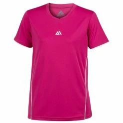 Budget 😉 TEC-ONE Youth's Short-Sleeve Soccer V-Neck Tee Pink 🤩