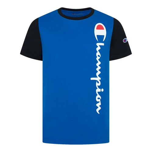 Best reviews of π Champion Boys' Short-Sleeve Block Tee Blue/Black π 3 Best reviews of π Champion Boys' Short-Sleeve Block Tee Blue/Black π