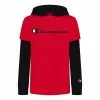 New π€© Champion Boys' 2fer Long-Sleeve Hooded Tee Red/Black π 2 New π€© Champion Boys' 2fer Long-Sleeve Hooded Tee Red/Black π -Wilson Sales Store 4730 15526 1000 602 big 04