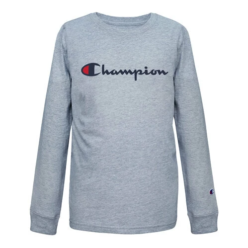 Brand new π Champion Boys' Long-sleeve Graphic Tee Oxford β 3 Brand new π Champion Boys' Long-sleeve Graphic Tee Oxford β