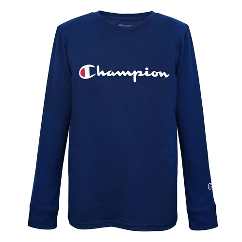 Top 10 π Champion Boys' Long-sleeve Graphic Tee Navy Blue π₯° 3 Top 10 π Champion Boys' Long-sleeve Graphic Tee Navy Blue π₯°