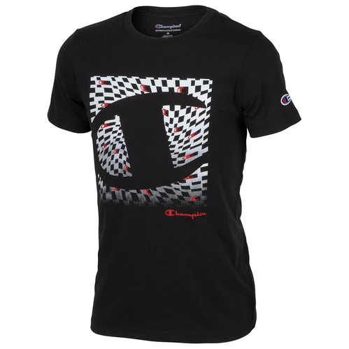 New π Champion Boys' Checker Fade Tee Black Combo π― 3 New π Champion Boys' Checker Fade Tee Black Combo π―