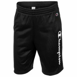 Outlet 🌟 Champion Boys' Mesh Shorts Black 🤩
