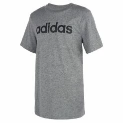 Brand new ๐ Adidas Boys' Heather Logo T-Shirt Heather โจ