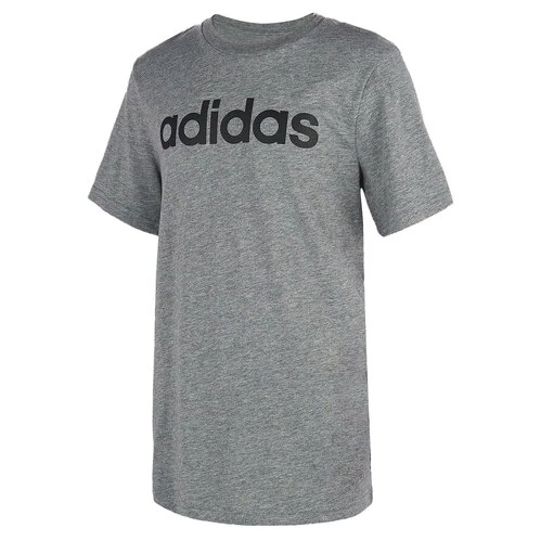 Brand new 🔔 Adidas Boys' Heather Logo T-Shirt Heather ✨ 3 Brand new 🔔 Adidas Boys' Heather Logo T-Shirt Heather ✨