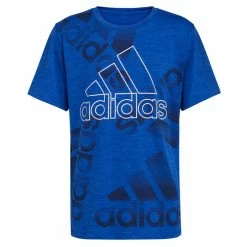 Outlet 🔔 Adidas Boys' Toss Tee Royal Blue 😉