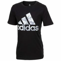 Cheapest 🔥 Adidas Boys' Camo BOS Tee Black 😉