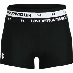 Top 10 😀 Under Armour 👧 Girls' Armour HeatGear Shorty Shorts Black 🤩