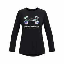 Top 10 😉 Under Armour 👧 Girls' Camo Long-Sleeve Tee Black 🎁