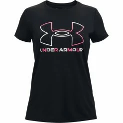 Discount 💯 Under Armour 👧 Girls' Tech Tee Black 👍