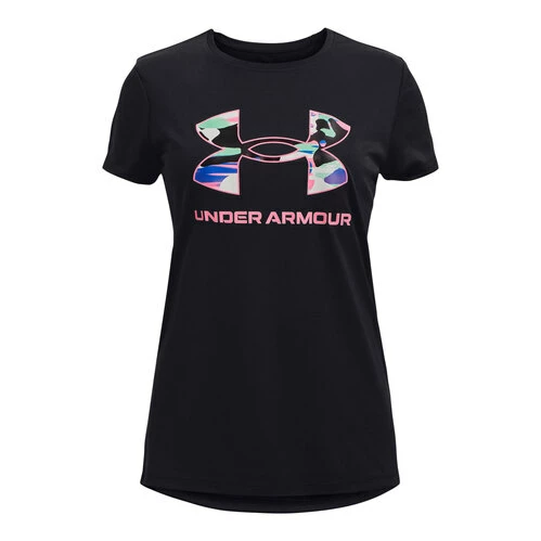 Cheap π Under Armour π§ Girls' Solid Print Tee Black Combo βοΈ 3 Cheap π Under Armour π§ Girls' Solid Print Tee Black Combo βοΈ