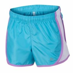 New 😀 TEC-ONE 👧 Girls' Legacy Fashion Running Shorts Blue Combo 🎉