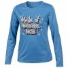 New 💯 TEC-ONE 👧 Girls' Made Of Awesomeness Long-Sleeve Tee Blue 🤩 -Wilson Sales Store 4735 13221 2422 400 big 02