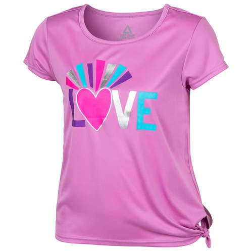 Flash Sale π TEC-ONE π§ Girls' Hello Side-Tie Tee Violet π 3 Flash Sale π TEC-ONE π§ Girls' Hello Side-Tie Tee Violet π