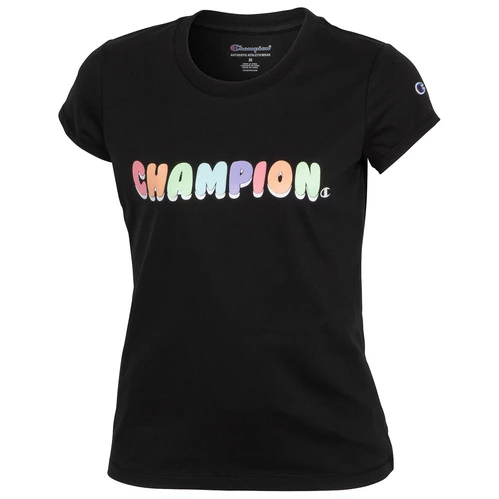 Wholesale π Champion π§ Girls' Rainbow Short-Sleeve Graphic Tee Black β€οΈ 3 Wholesale π Champion π§ Girls' Rainbow Short-Sleeve Graphic Tee Black β€οΈ