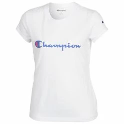 Best reviews of 🔔 Champion 👧 Girls' Classic Script Short-Sleeve Graphic Tee White 🤩