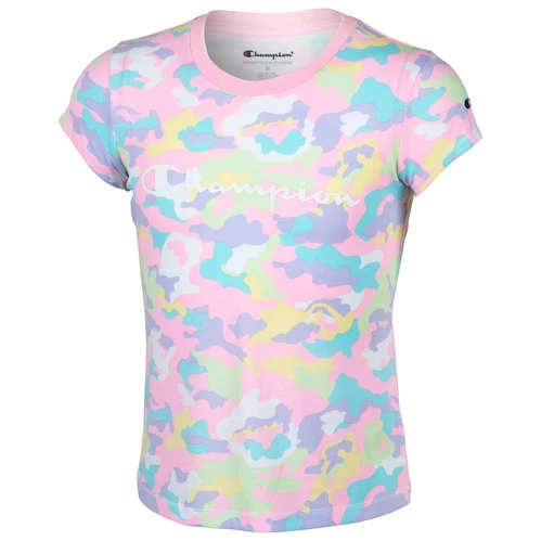 Discount π Champion π§ Girls' Abstract Camo AOP Short-Sleeve Tee Pink Combo π 3 Discount π Champion π§ Girls' Abstract Camo AOP Short-Sleeve Tee Pink Combo π