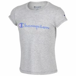 Best reviews of 🌟 Champion 👧 Girls' Script Short-Sleeve Tee Oxford 🌟