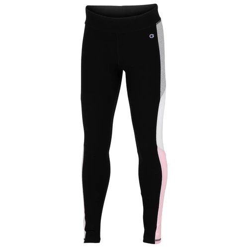 Cheap π Champion π§ Girls' Colorblock Leggings Black Combo π 3 Cheap π Champion π§ Girls' Colorblock Leggings Black Combo π