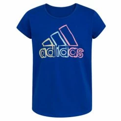 Top 10 ๐ Adidas ๐ง Girls' Short-Sleeve Scoop Teck Tee Royal Blue โญ
