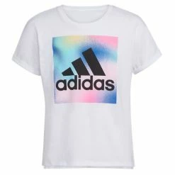 Brand new ๐ Adidas ๐ง Girls' Dolman Waist Tee White โ