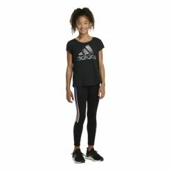 Deals ✨ Adidas 👧 Girls' 3-Stripe Logo Leggings Black Multi 😀 7 Deals ✨ Adidas 👧 Girls' 3-Stripe Logo Leggings Black Multi 😀 -Wilson Sales Store 4735 15567 4825 897 big 50