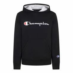 Cheap 🛒 Champion Boys' Script Hoodie Black 👍